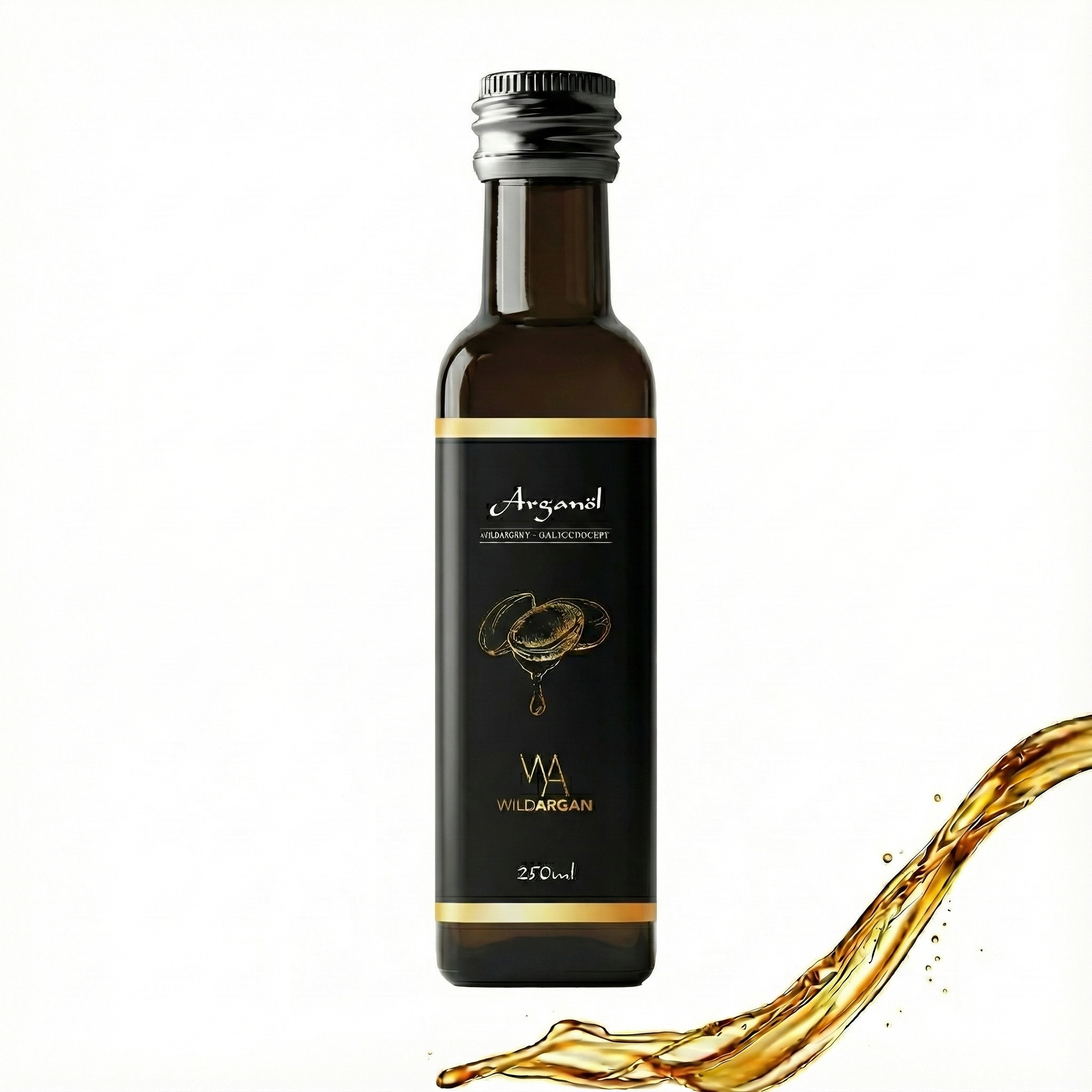Gourmet Arganöl aus gerösteten Argannüsse (250ml) – Marokkanische Speiseöl-Delikatesse