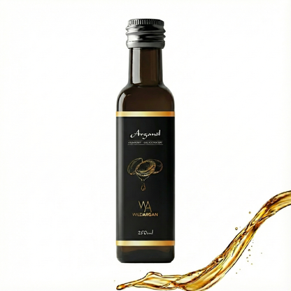 Gourmet Arganöl aus gerösteten Argannüsse (250ml) – Marokkanische Speiseöl-Delikatesse