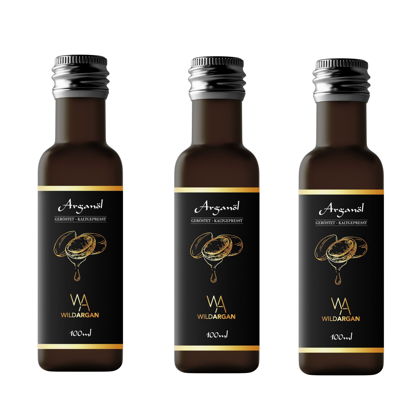 Gourmet Arganöl aus gerösteten Argannüsse (100ml) – Marokkanische Speiseöl-Delikatesse – Ansicht 5