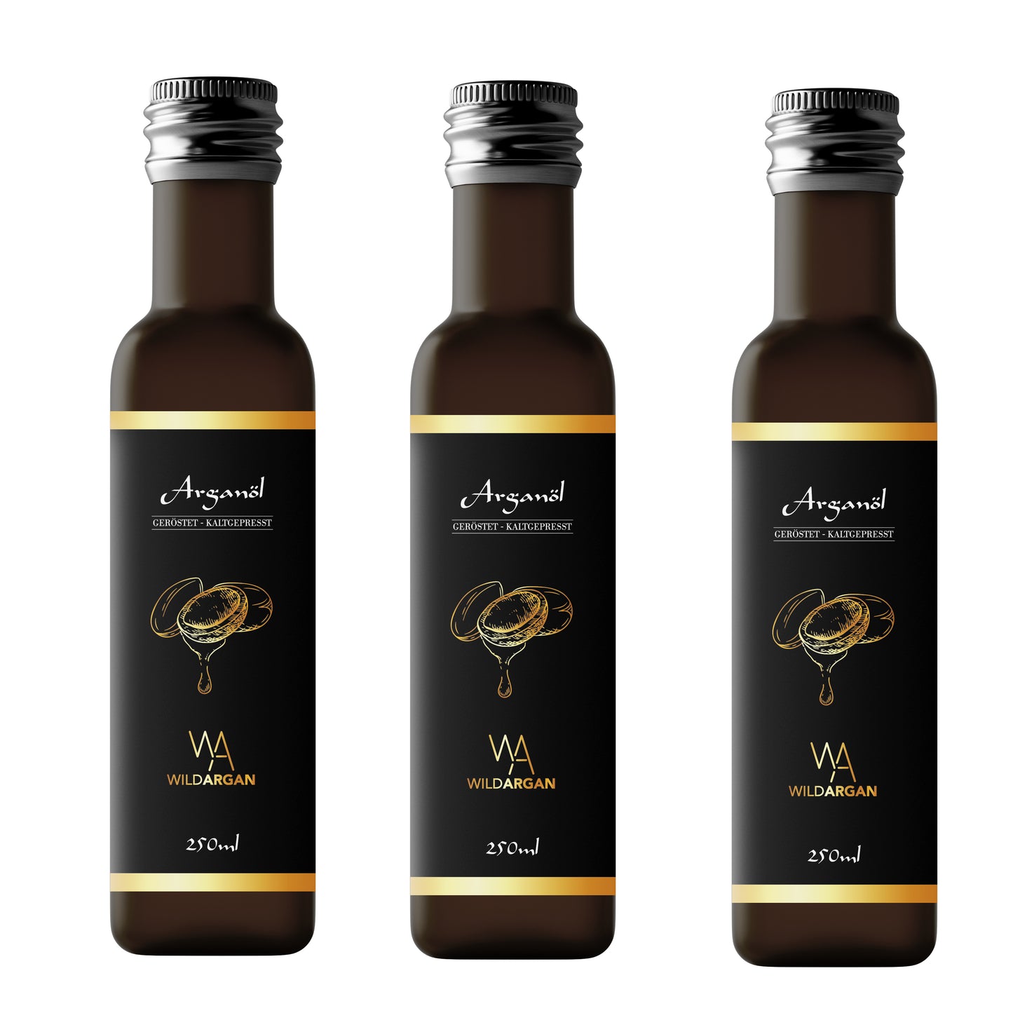 Gourmet Arganöl aus gerösteten Argannüsse (250ml) – Marokkanische Speiseöl-Delikatesse – Ansicht 5